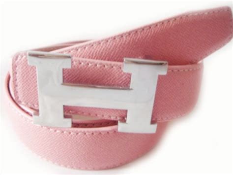 hermes belt pink
